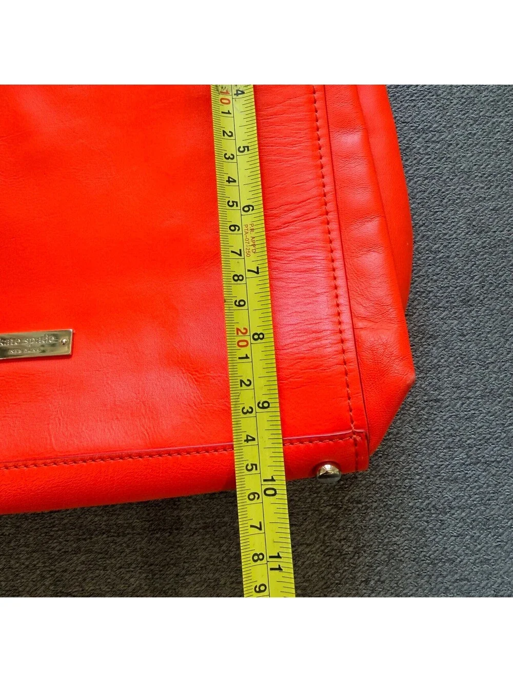 Kate Spade Bradshaw Bow Terrace Maraschino Red Leather Satchel Crossbody Bag